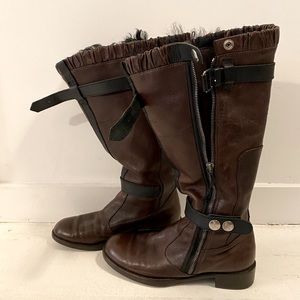 Iconic Balenciaga Shearling Lined Boots